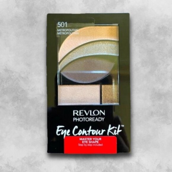 Revlon Photoready Eye Contour Kit Eyeshadow Palette 501 Metropolitan W 2.8g NWT - Picture 2 of 3
